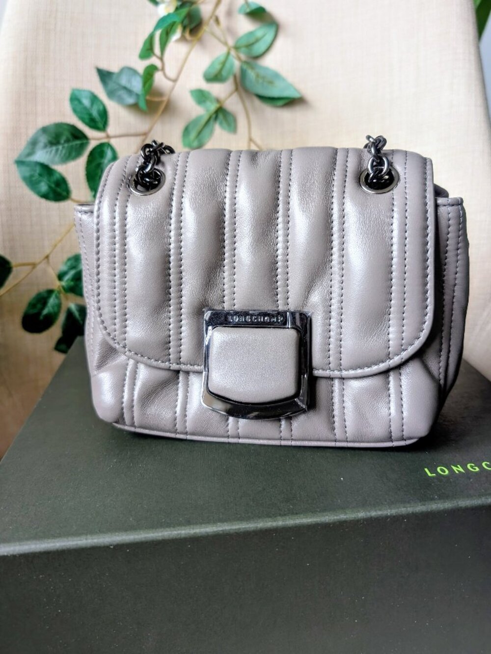 [New] Longchamp Brioche Quilted Crossbody Bag (Small)